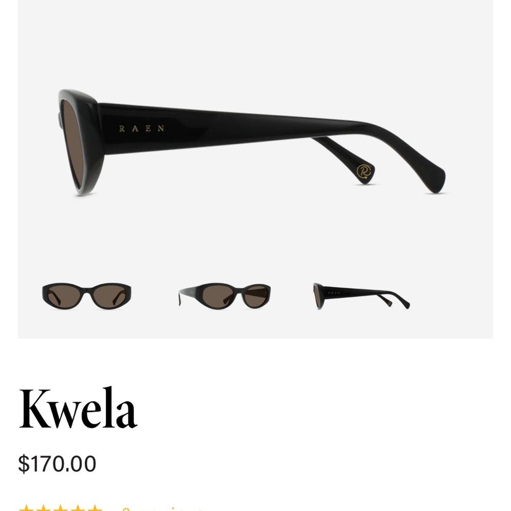RAEN Kwela Mikey February Black Sunglasses